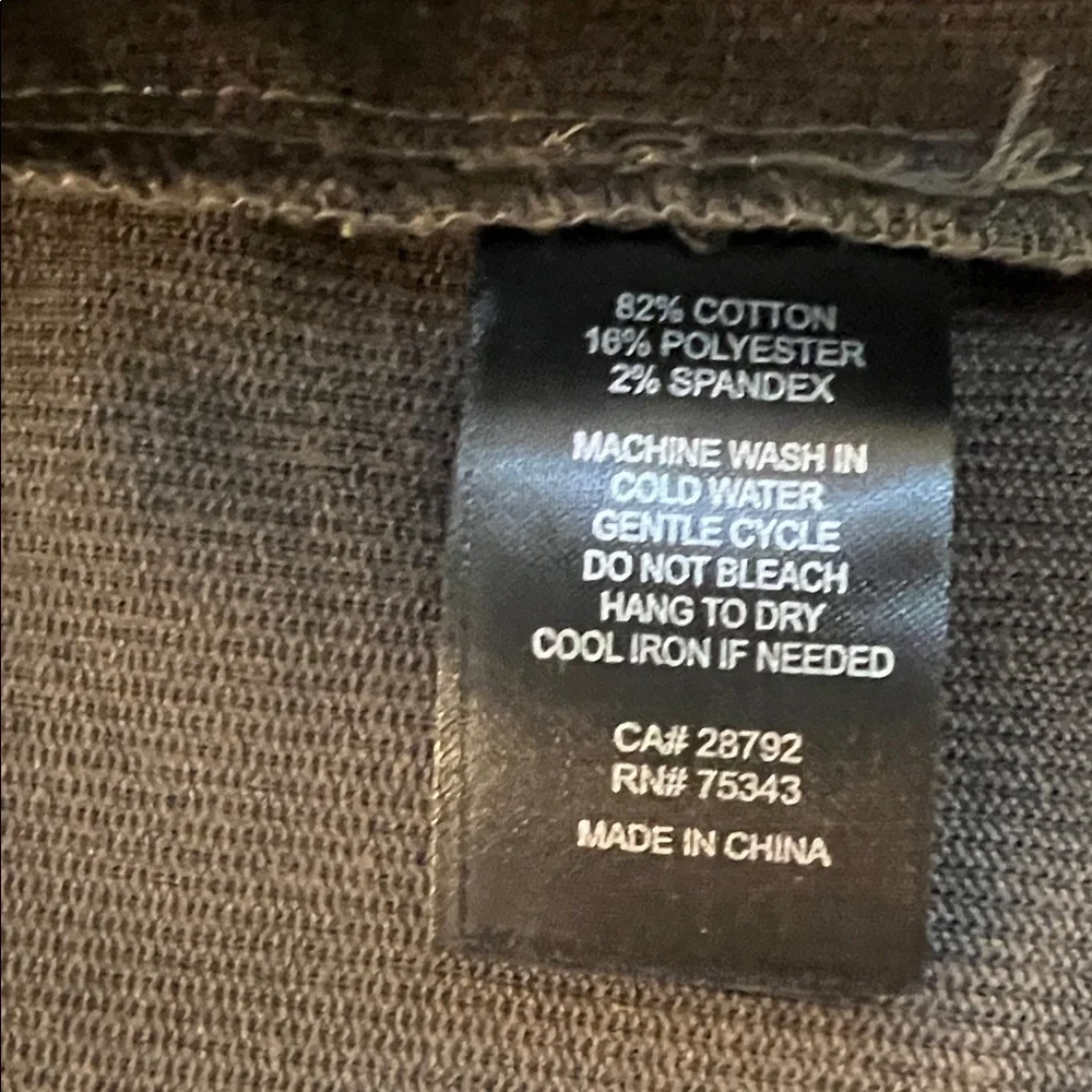 House of Harlow 1960 Dark Olive Corduroy  Utility Jacket - Picture 6 of 6